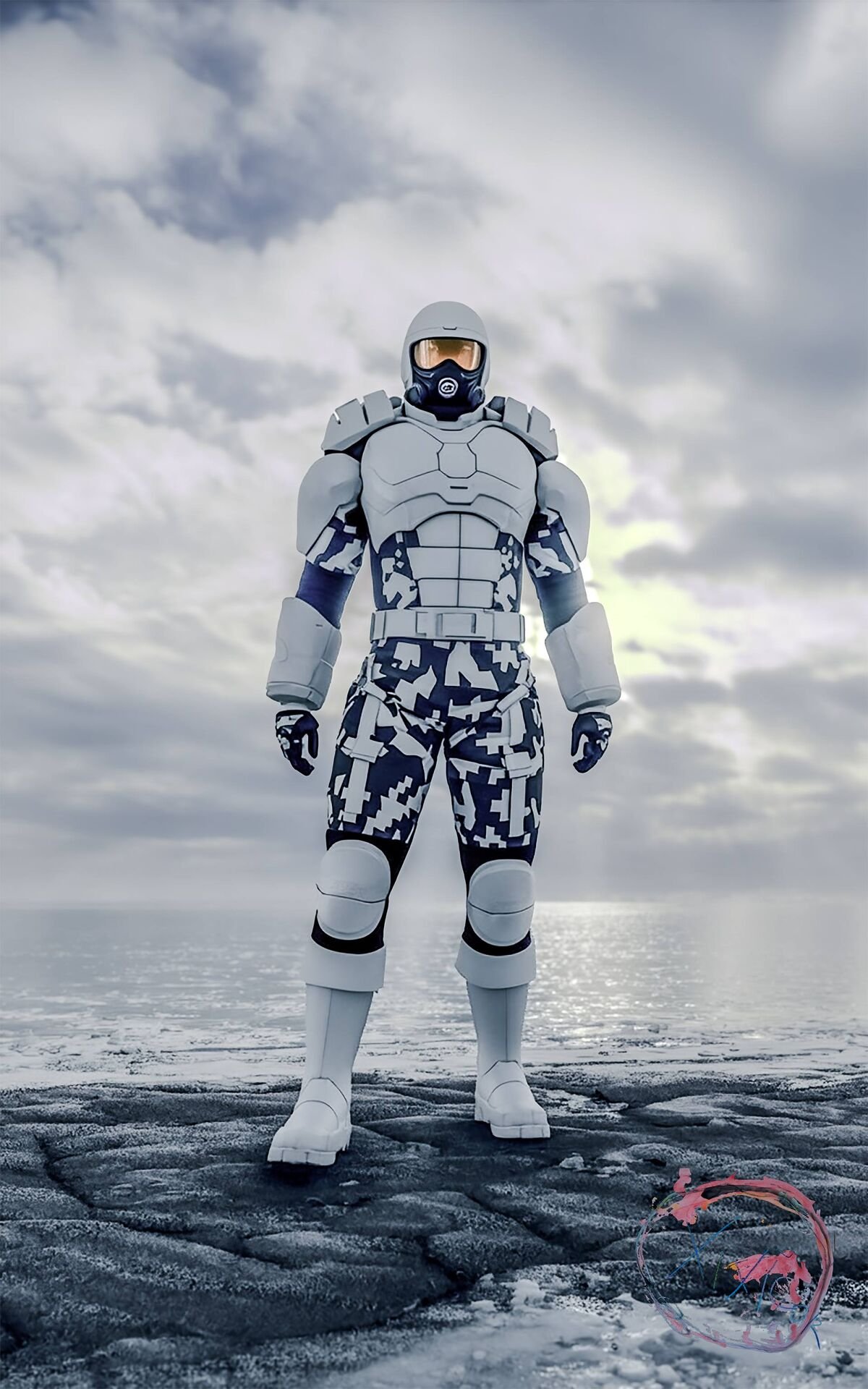 Figura blindada de Siroco combina protección, movilidad y camuflaje polar